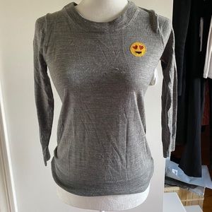 J. Crew Heart Eye Sweater